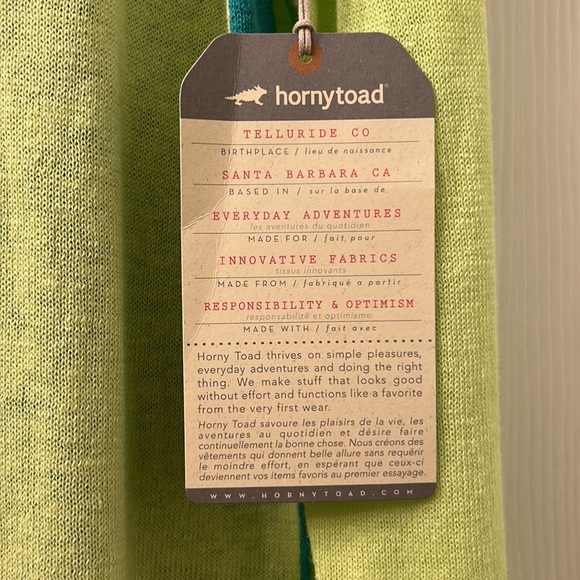 New! Horny Toad Citron Postcard Pullover Sweater - Picture 8 of 9